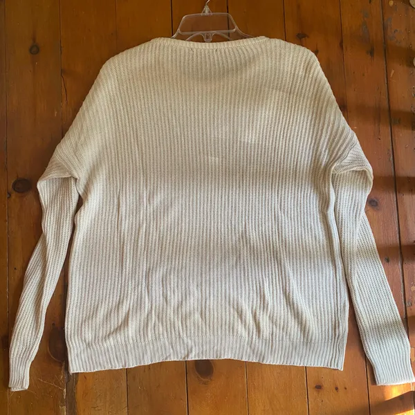 Brandy Melville Cream Sweater - Image 3