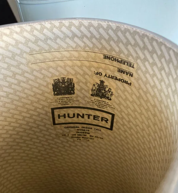 Hunter Light Blue High Boots - Image 3