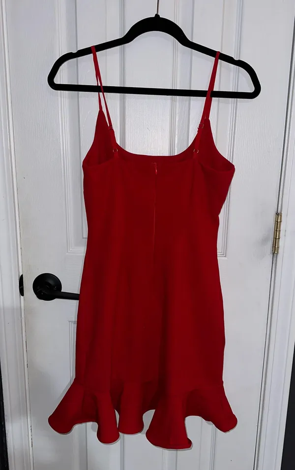 Selfie Leslie Red Formal Dress - Image 2