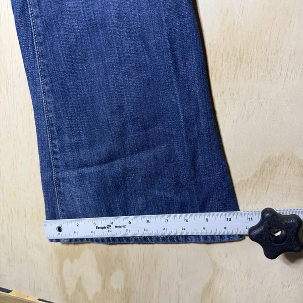 Vintage Y2K American Eagle Jeans Women's 8 Real‎ Flare Pockets Inseam 30" - Image 6