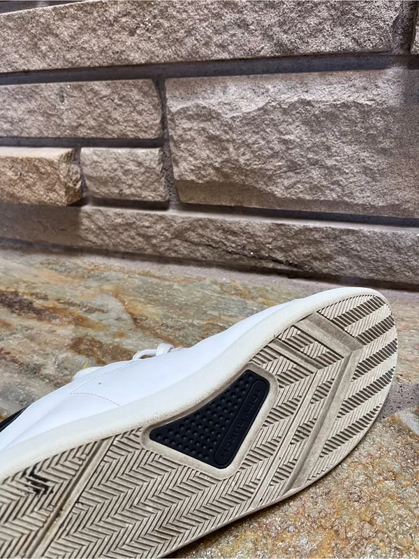 Tory Burch Howell Court leather sneakers Gold Logo Back White 8 - Image 11
