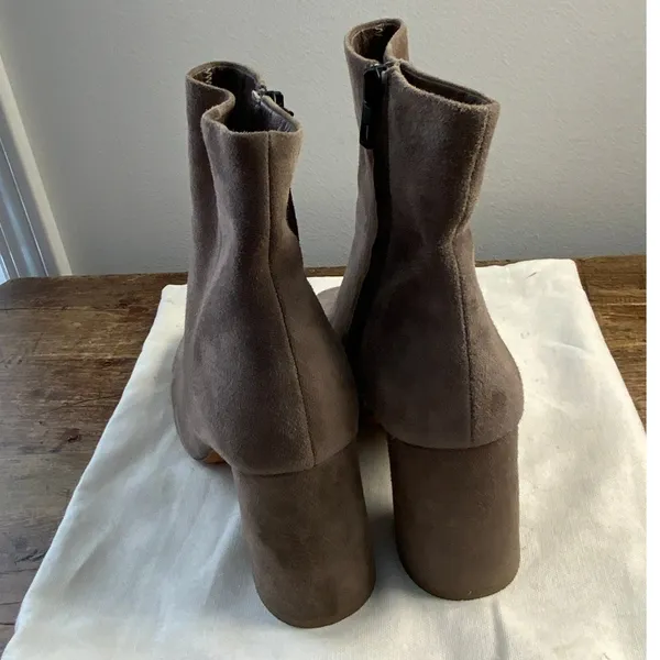 VINCE Highbury Booties in Pewter Gray Suede‎ size 7.5 - Image 6