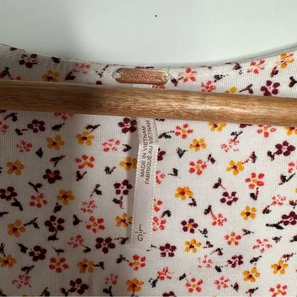 Free People NWOT Ivory Kissin Kate Top Size Large - Image 4