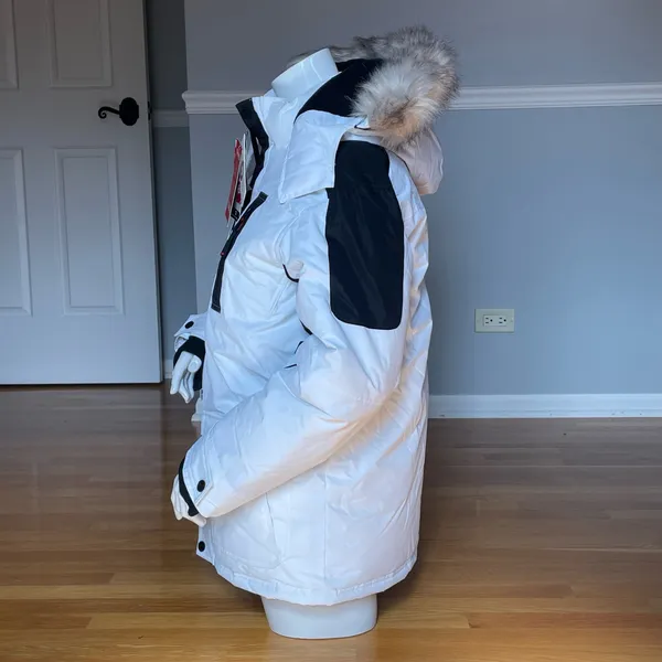 Canada Weather Gear White Winter Parka Juniors 14/16 L Women’s S - Image 2