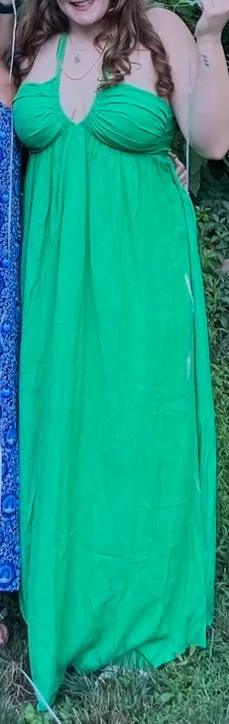 bobbles and lace Boutique Green Dress - Image 2