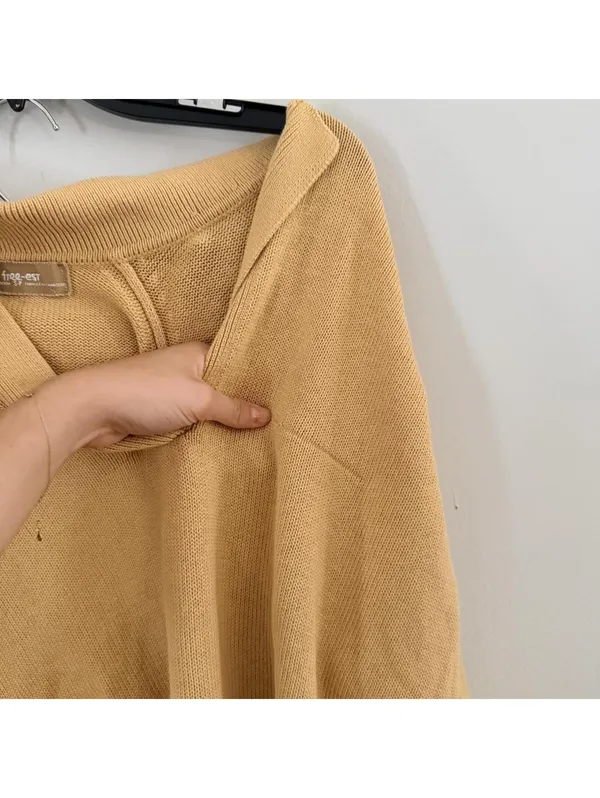 Free People Drea Sweater & Pants Set in Light Yellow - Image 4