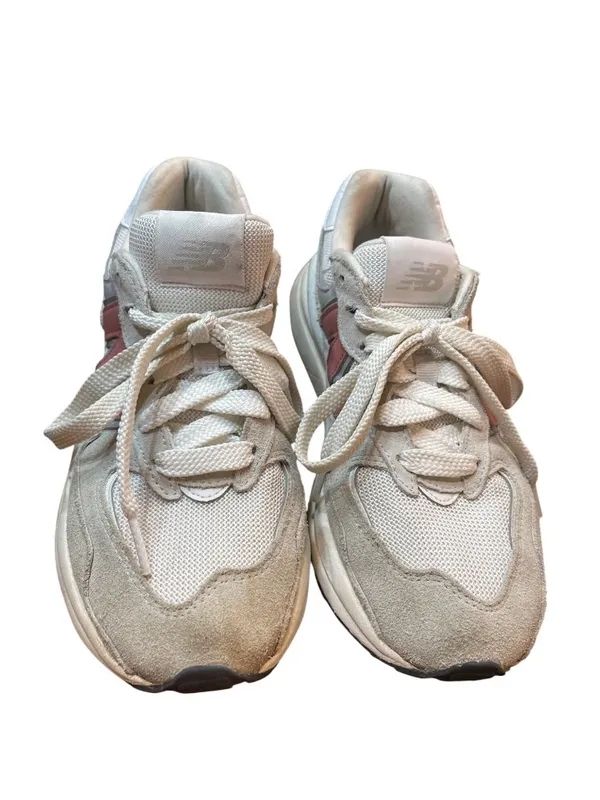 New Balance 5740 wms gray white low leather suede sneakers sz 7.5 SKU 10-336 - Image 14