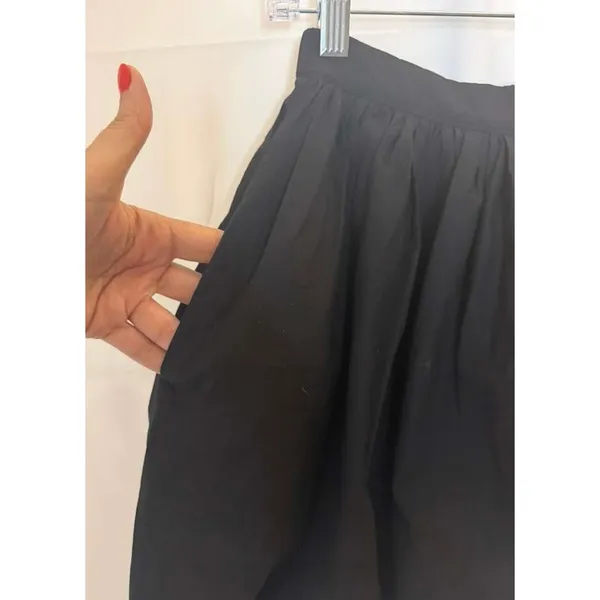 MABLE Poplin Bubble Mini Skirt in Black sz. S - Image 7