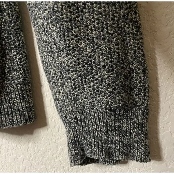 Madewell‎ Marled Black Province Cross-Back Pullover Sweater Sz L - Image 7