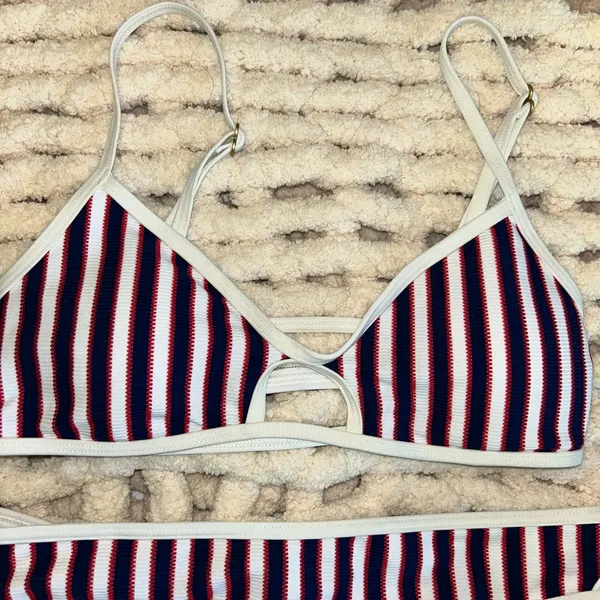 lspace red white blue bikini set - Image 2