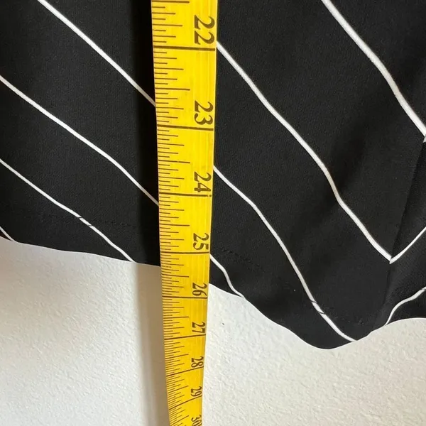 Black Chevron Midi‎ Skirt, Grunge, Y2K, Boho, Indie, Vintage, Edgy, Large, Retro - Image 4