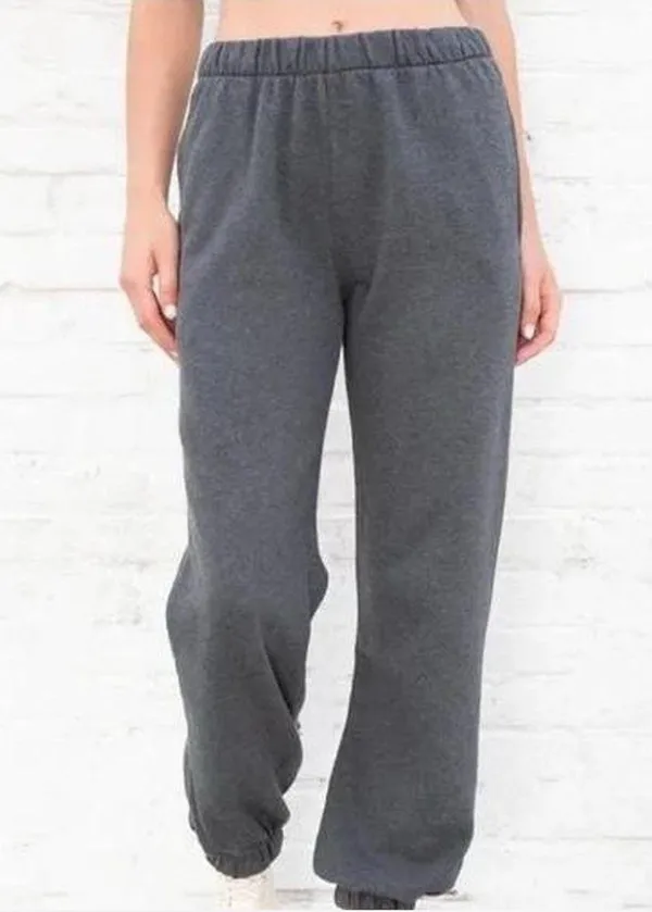 Brandy Melville Black Track Pants - Image 4