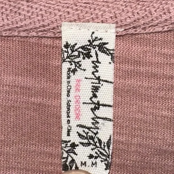 Free People‎ Just Because Onesie Pink Harem Jumpsuit Medium - Image 7