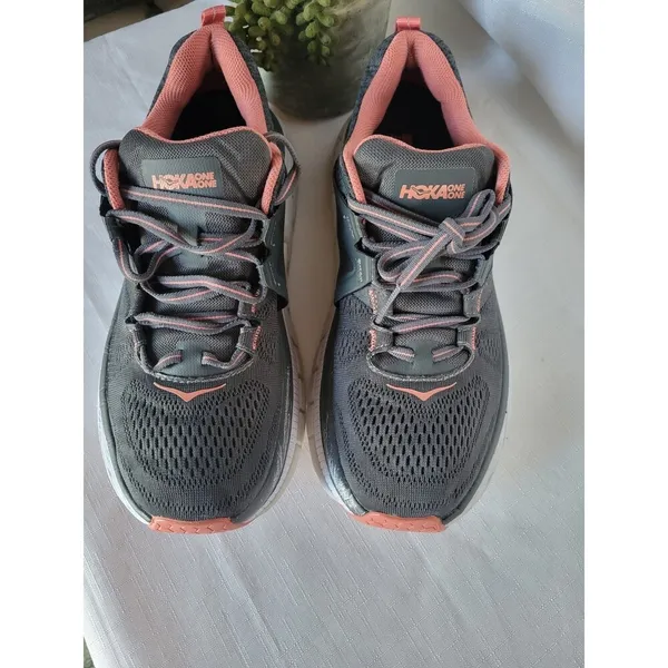 Hoka One One Sneakers Womens 8.5 Gaviota 2- 1099630 Gray Running Gym Shoes - Image 2