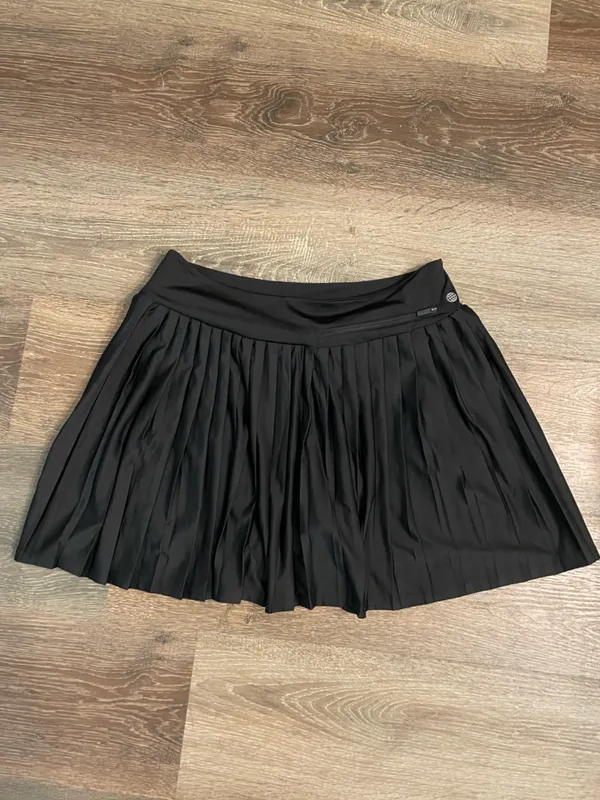 NWT adidas Black Pleated Skater Skirt Skort Small - Image 2