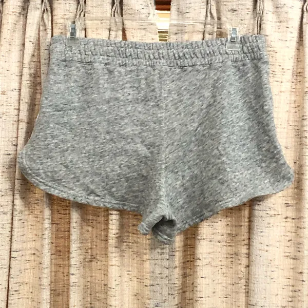 Abercrombie & Fitch Heather Gray Fleece Sweatshorts - Image 8