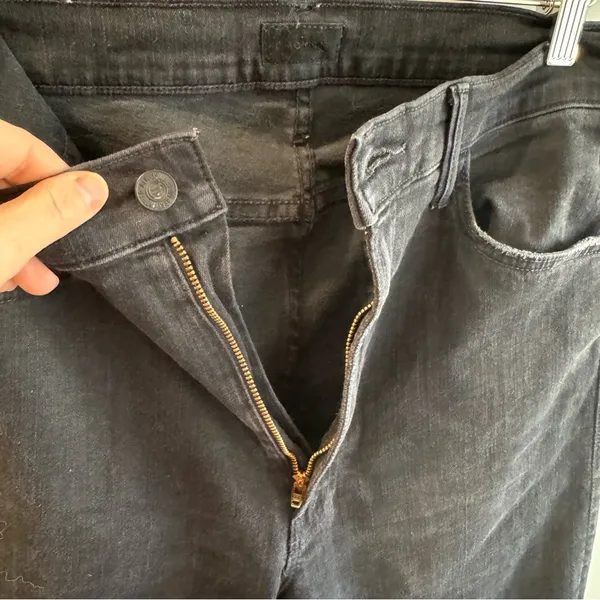 Mother The Hustler Ankle Fray Jeans in Not Guilty Wash‎ Size 30 - Image 6