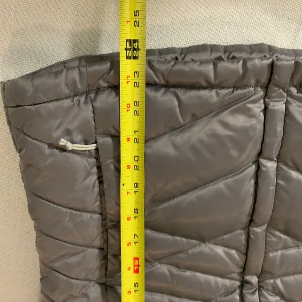 The North Face‎ Goose Down Puffer Jacket Womens Size Small Silver Gray - Image 6
