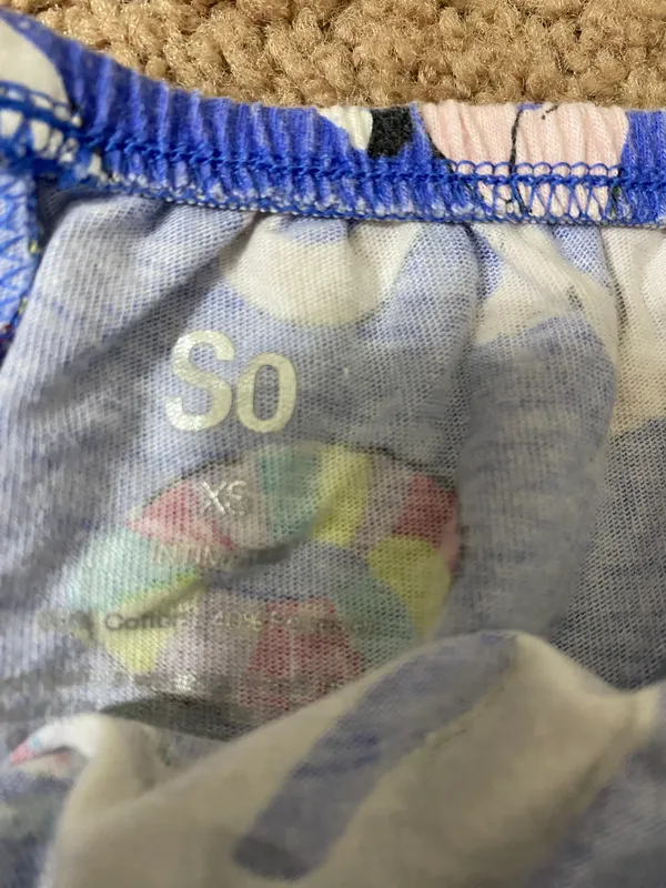 Pajama Shorts Size XS - Image 3