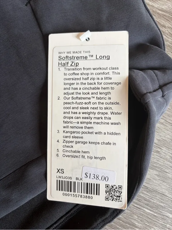 lululemon athletica Charcoal Half-Zip Sweatshirt - Image 4