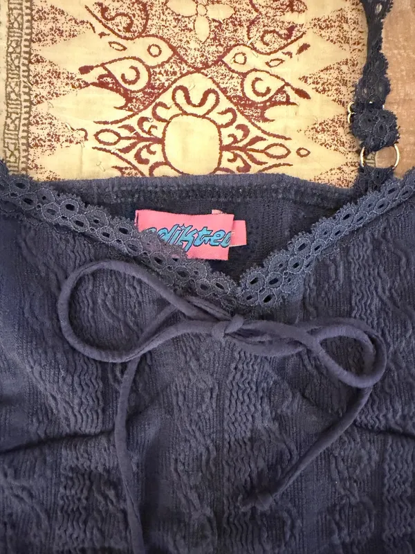 Edikted blue tank top - Image 2