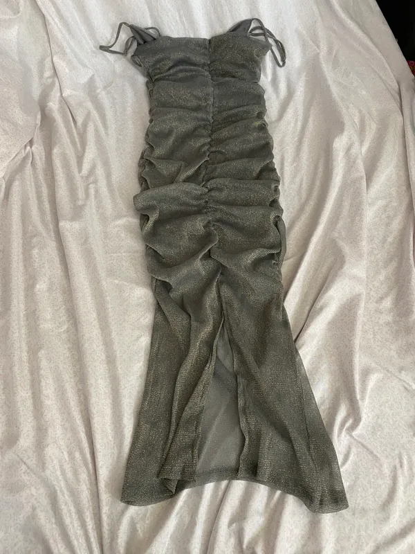 BNWT lelis gray sparkly dress  - Image 5