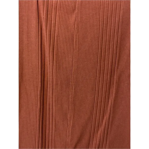 Rachel Zoe Ribbed V-Neck Sleeveless Tank Top Rust Orange Women’s Size Small - Image 5