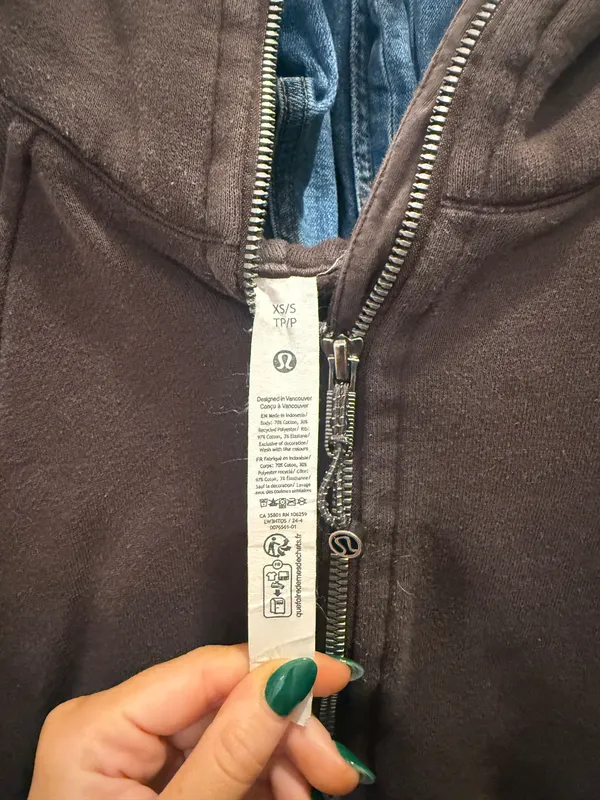 Lululemon Scuba Half-Zip Oversized Hoodie XS/S - Image 3