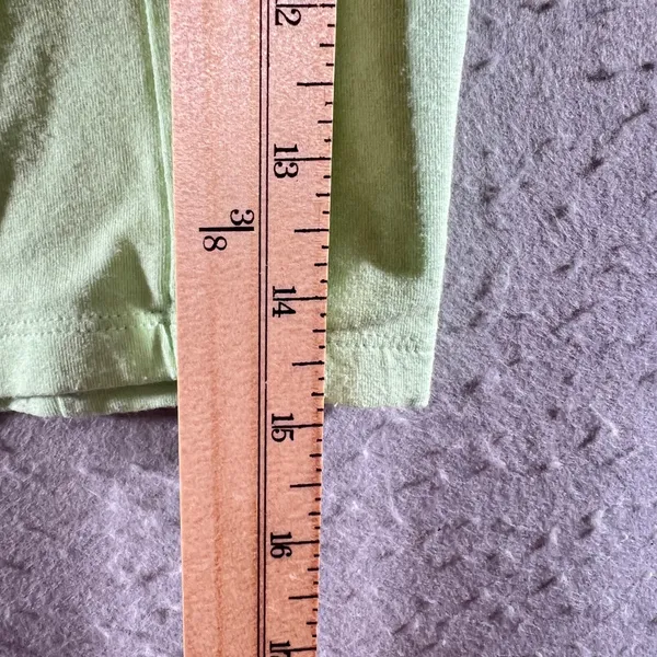 1057 |‎ Wilfred Free Aritzia Slim Fit Orbit Crop Top Tank Lime Green Womens M - Image 4