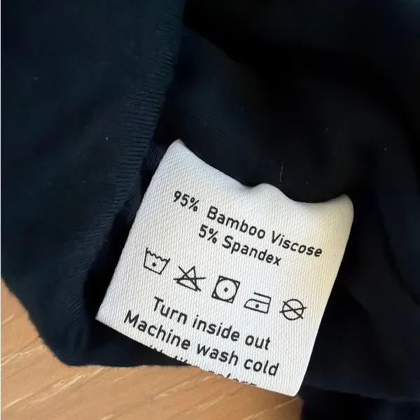 Amaré Tube Top Bamboo Alaia Size XS Black - Image 5