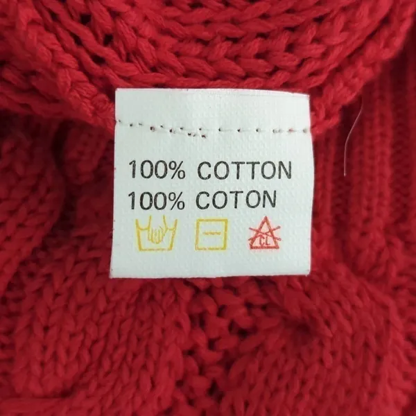 Vintage Bijon Sports Women’s‎ 100% Red Knit Sweater - Image 6
