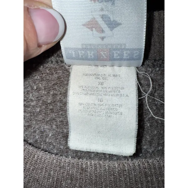 VTG Jerzees Crewneck Sweatshirt XL Patchwork Country Farmhouse Snowman - Image 4