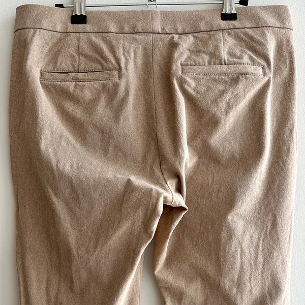 Banana Republic Sloan Trousers, Dress Pants, Tan/Khaki, Size 8 - Image 12