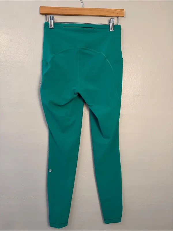Lululemon athletic High-Waist Teal Active Leggings size 6 - Image 4