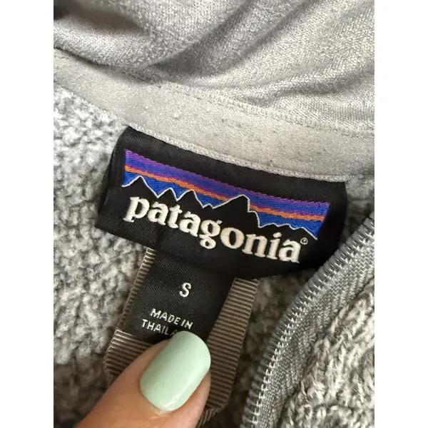 Better Sweater PATAGONIA 1/4 Zip‎ Fleece Lined Knit Heather Grey Small Gorpcore - Image 5