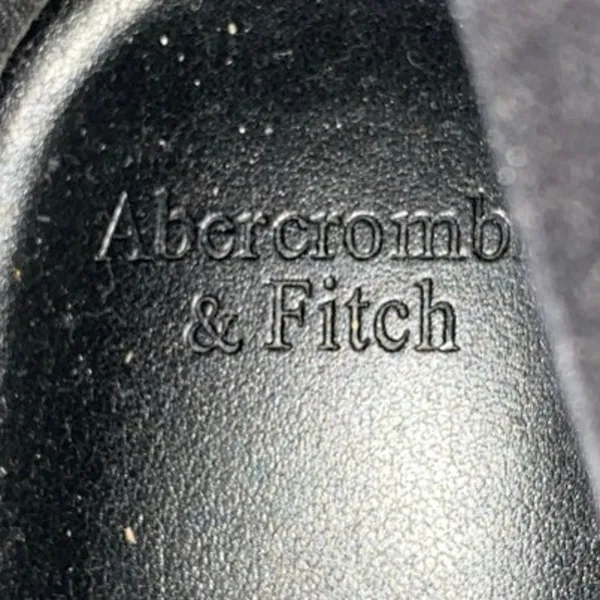 Abercrombie & Fitch Laana Women's Black Leather Round Toe Zipper Boots Size 10 - Image 6