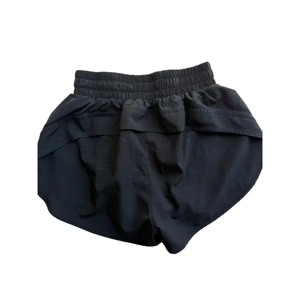 Savvi High Rise Running Shorts Black Lined Athletic Workout Women's Medium - Image 2