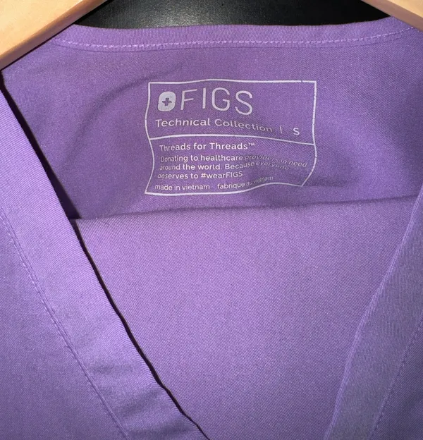 Light Purple Scrub Set - Image 2