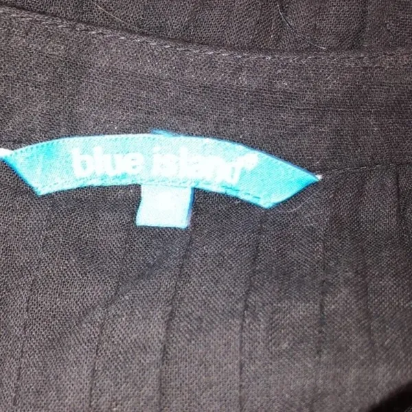 Blue island size small black swim cover dress - Image 5