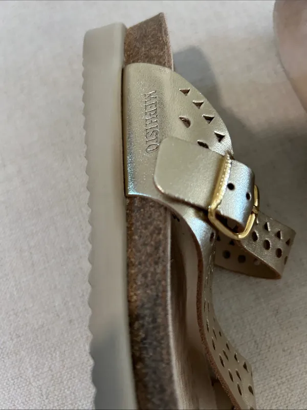 Mephisto Helen Women's Sandals – Gold, Size EU38/US8, NEW no tags - Image 9