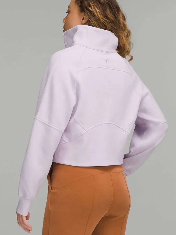 Lululemon Scuba Oversized Funnel Neck Half-Zip in Lavender Dew - Image 2