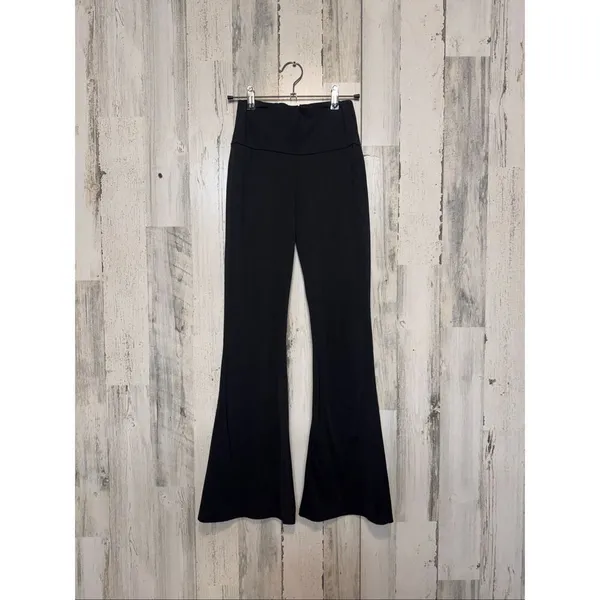 Y2K Black Flare Pants Women’s XSMALL Stretch High Rise Retro Bootcut - Image 2