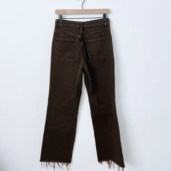 Zara Western Brown Jeans - Image 2