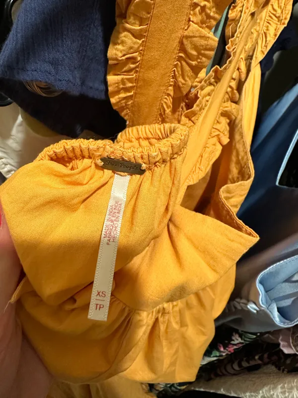 Free People Isabella Maxi Orange Dress - Image 9