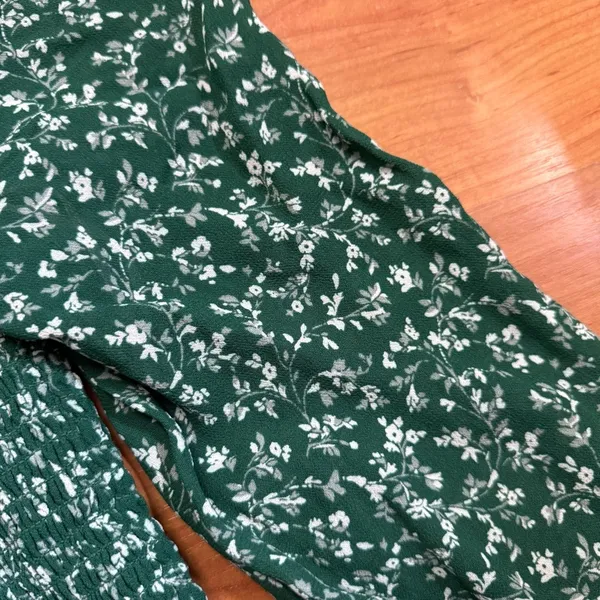 Reformation Pinto Top in Parsley Green Size Small - Image 8