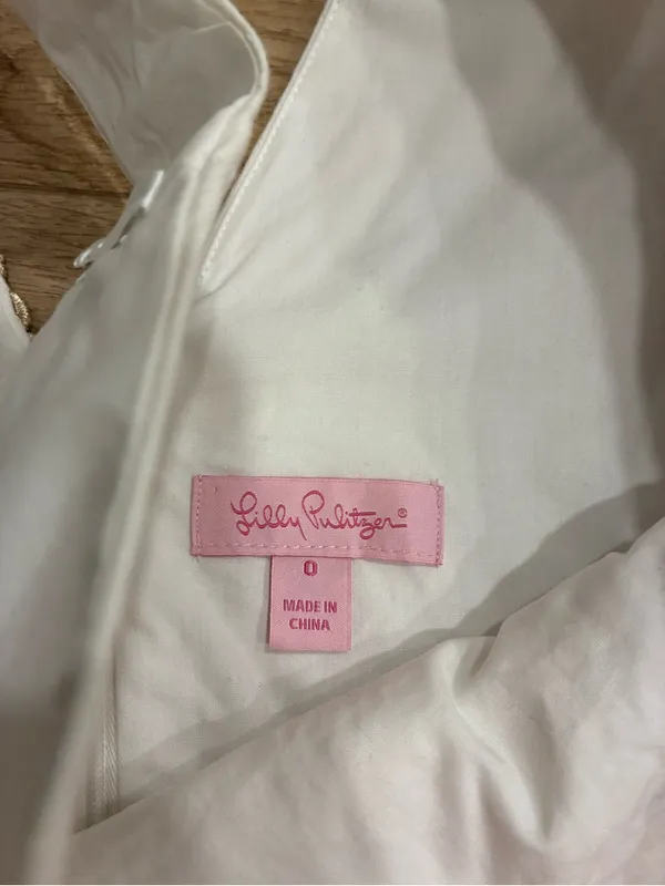Lilly Pulitzer Women’s Bentley Shift Dress Resort White Size 0 - Image 5