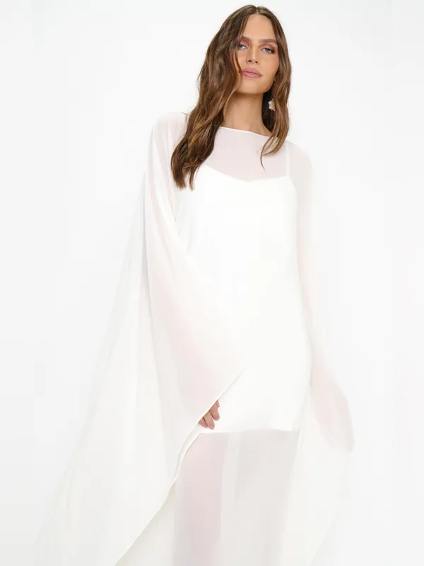 Show Me Your Mumu Olsen Caftan Size XXS white ivory nwot - Image 2