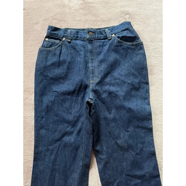 Vintage‎ Levis 25035 Jeans Women's Dark Wash High Waist Orange Tab 90s Size 16 - Image 6