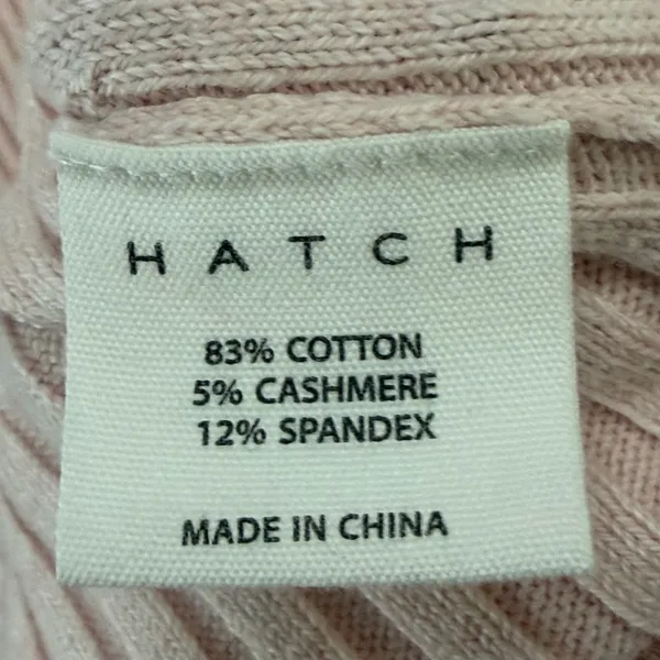 Hatch Lydia Sweater Dress Women 4 Pink Rib Knit Bump Friendly Feminine Maternity - Image 13