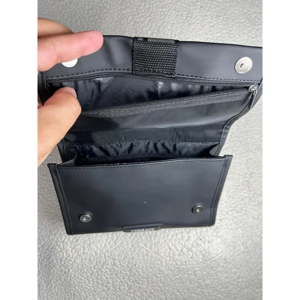 Versace Fragrance Bag Black Silver Make Up With Dust Bag - Image 5